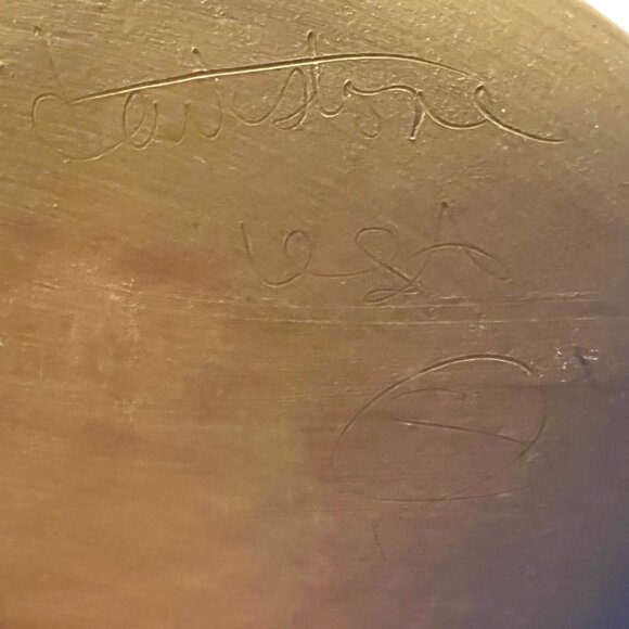 Vtg 1981 Hartstone COOKIE MOLD Stoneware Peace & Plenty Cornucopia Harvest 6.5" - Picture 13 of 13